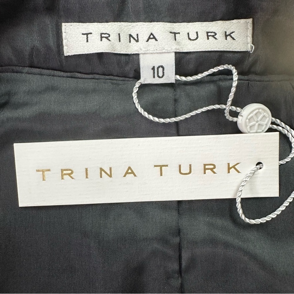 Trina Turk Multicolored 2 Piece Tweed Suit. Size 10 - Picture 3 of 15